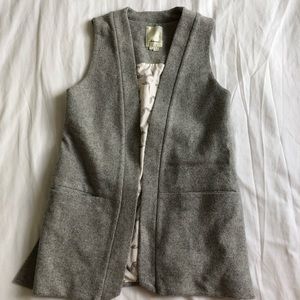 Anthropologie long vest/cardigan